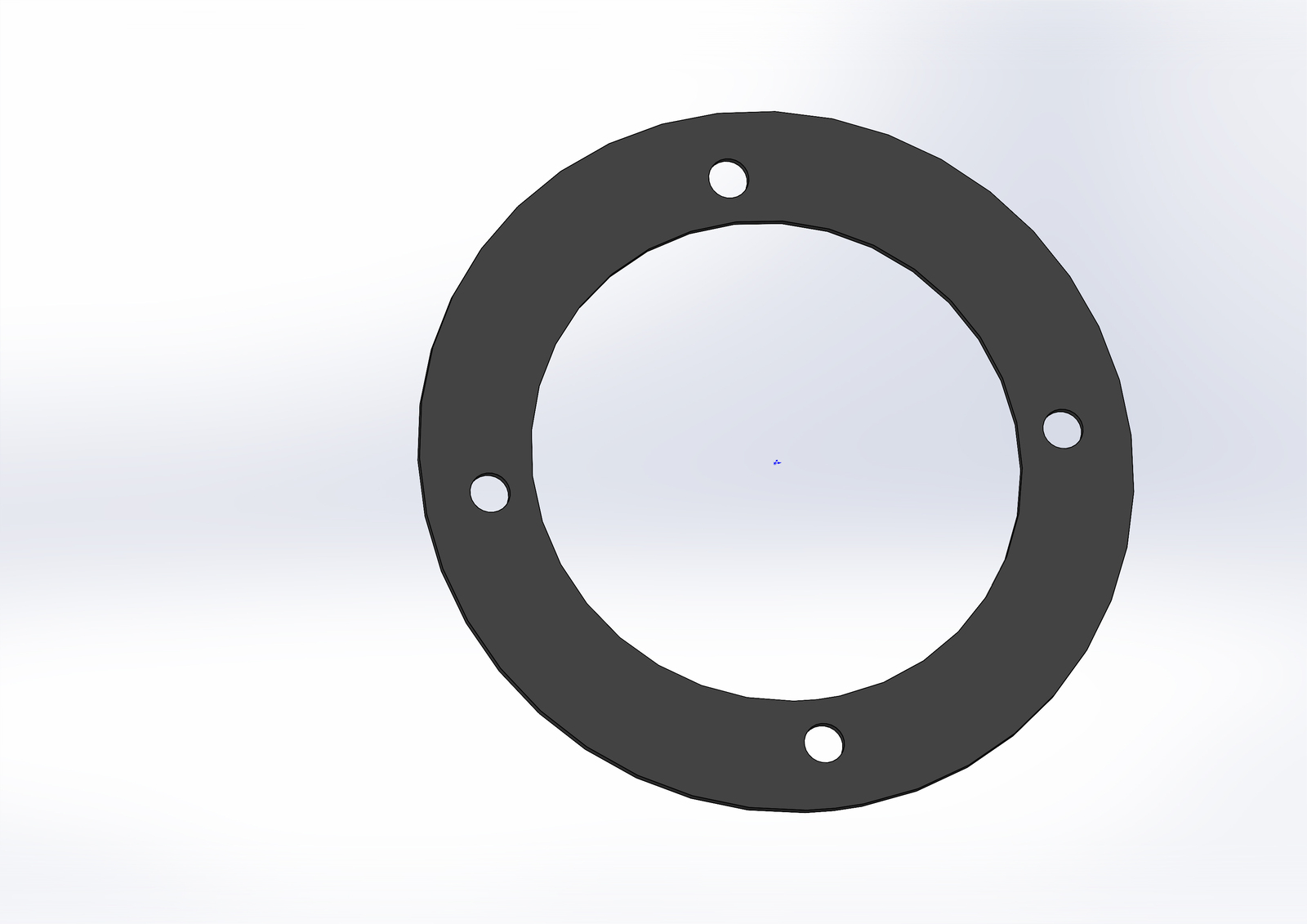 Gasket for gear motor / bottom drain mixing tank